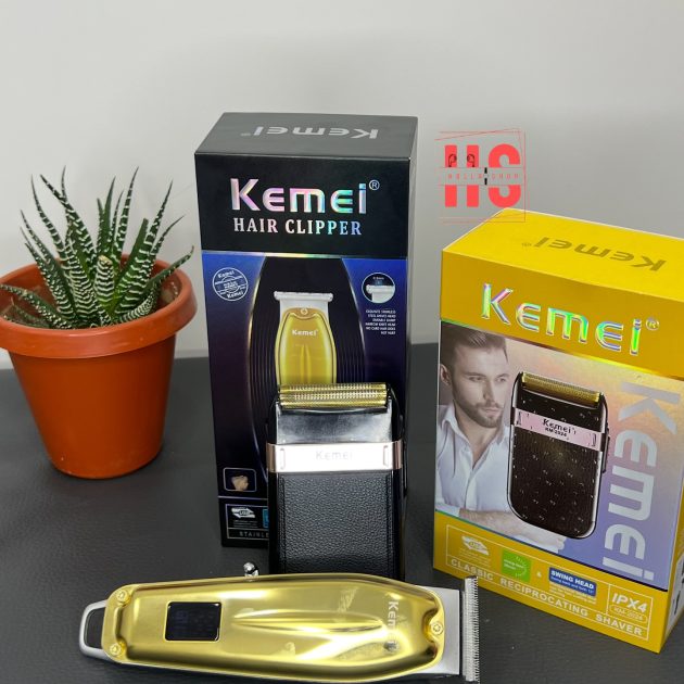 💈 باك الحلاقة الاحترافي من Kemei ✂️